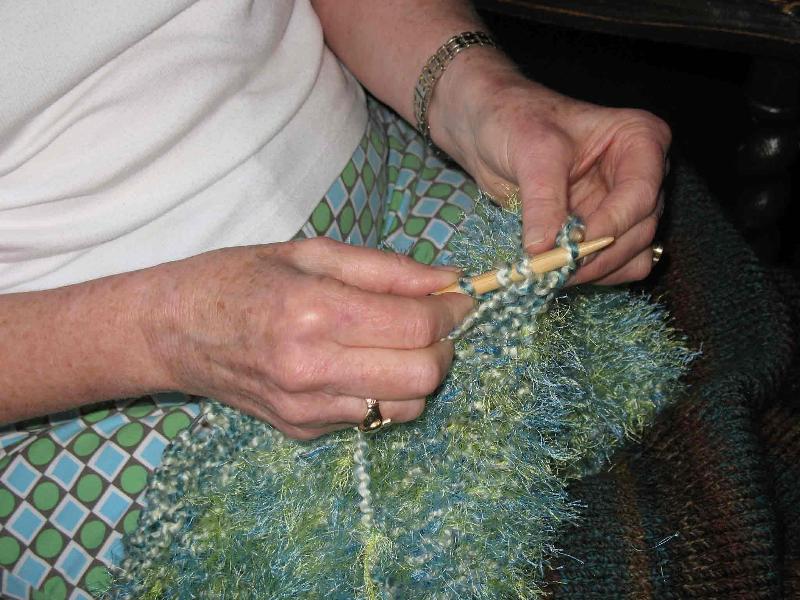 knitting demo