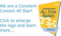 We are a Constant Contact All Star!  Click for more...
