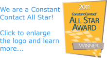 We are a Constant Contact All Star!  Click for more...