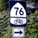 US Bicycle Route System Sign