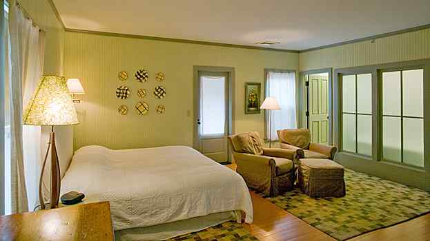 King Guestroom with Porch at The Porches Inn