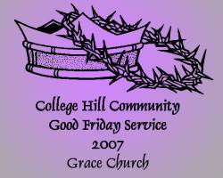 Community Good Friday Service 2007 logo