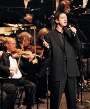 Sam with the Orchestra