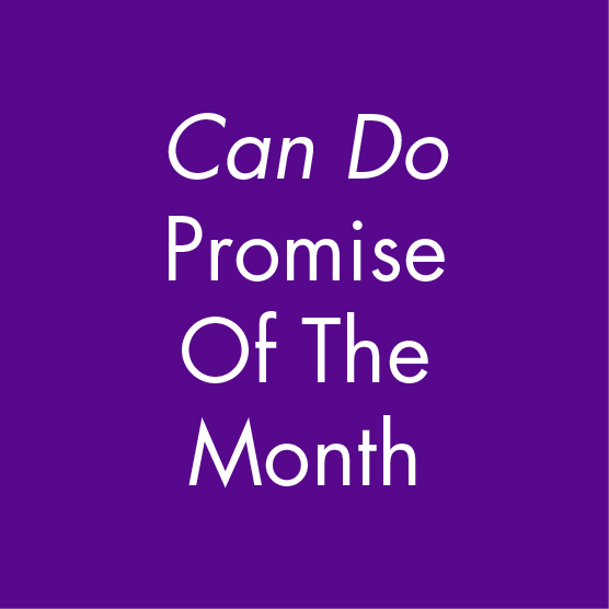 Can Do Promise Of The Month