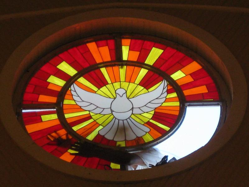 Stained Glass window installed in Holy Redeemer Church in July 2010