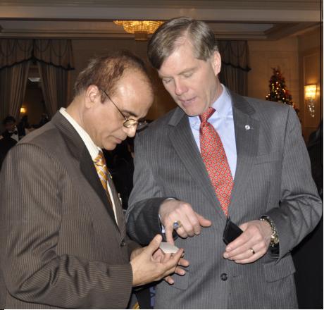 GOPIO-Virgina President Jay Bhandari with VA Governor McDonnell