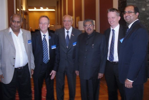 Newzealand-Indian Business Council and GOPIO officials with Minister Ravi 