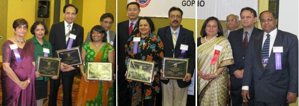 GOPIO Health Summit Award Recipients honored
