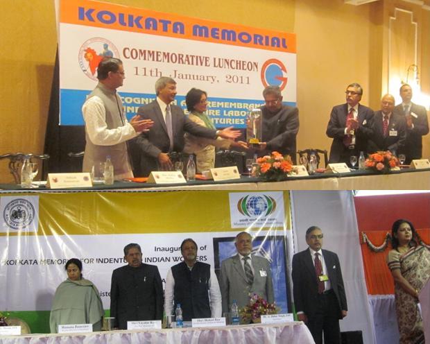 Kolkata memorial Launch Luncheon and Inauguration, Jan. 11, 2011