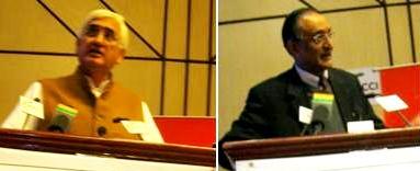 GOPIO Conf Delhi - Minister SalmanKhursheed & Dr.Amit MitraSpeaking
