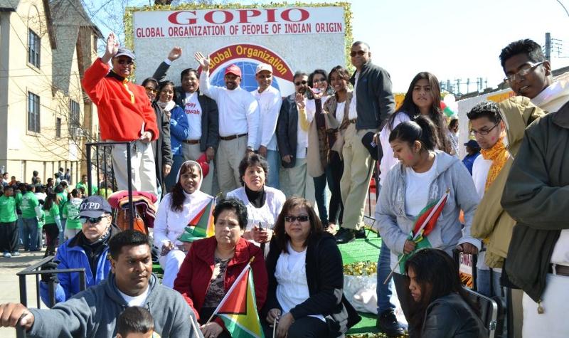 GOPIO Float at the New York Phagwa Parade on March 20th, 2011