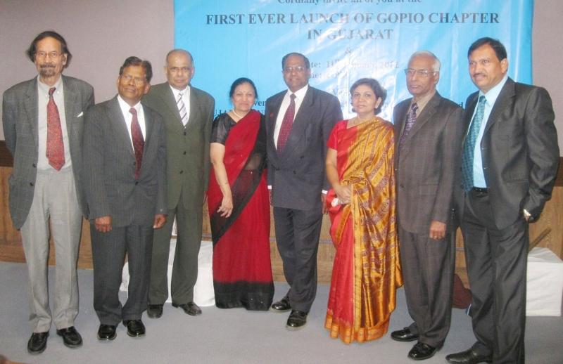 GOPIO Life Members at GOPIO-Ahmedabad launch