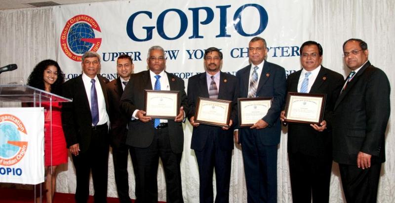 New Life Members of GOPIO being inducted, May 5, 2012