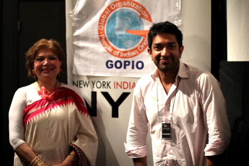 GOPIO Cultural Council joins hands with IAAC, Director Prashant Nair with Dr. Najma Sultana