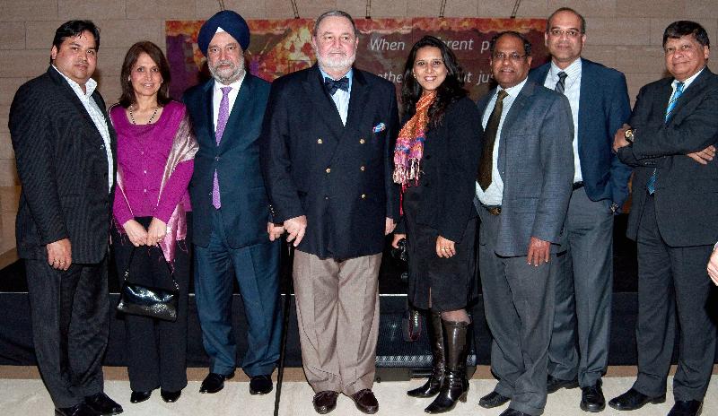 GOPIO-CT officials with Indian and Pakistan Ambassadors to the UN