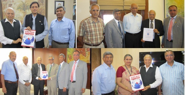 GOPIO officials with GOI and other officials in New Delhi