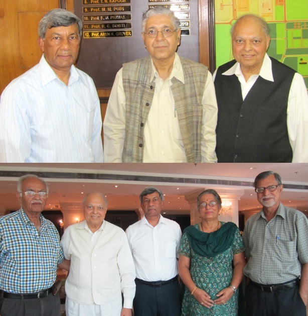GOPIO Officials with Prof. Arun Grover and Dr. Savitri Sawhney