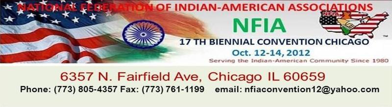 NATIONLA FEDERATION OF INDIAN AMERICAN ASSOCIATIONS CONVENTION 2012