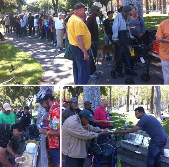 GOPIO-ilicon Valley Serving Food to the Homeless