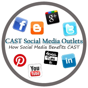 CAST social media circle, prezi