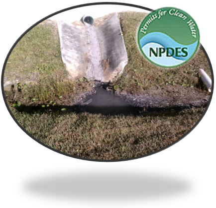 MS4 Discharge w NPDES Logo