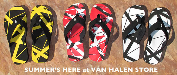 Eddie Van Halen Flip Flops