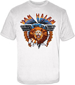 Van Halen white 1982 Lion Shirt