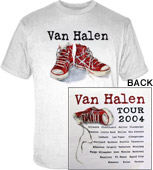 Van Halen Striped Sneakers Shirt