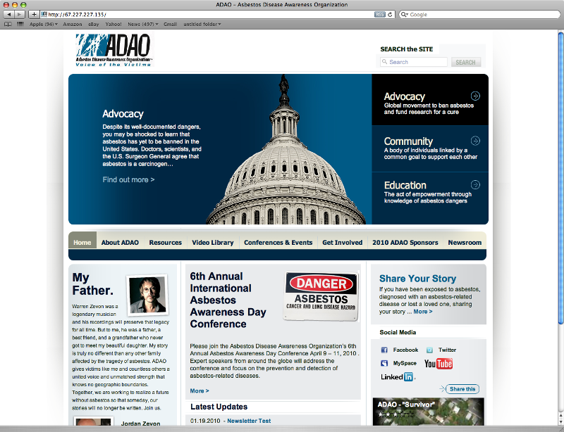 New ADAO Website