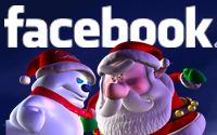 Santa vs the Snowman on Facebook