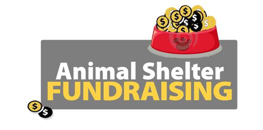 animal shelter fundraising bowl logo