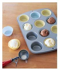 ice cream in cupcake liners