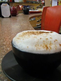 A Hot, Frothy Cappuccino