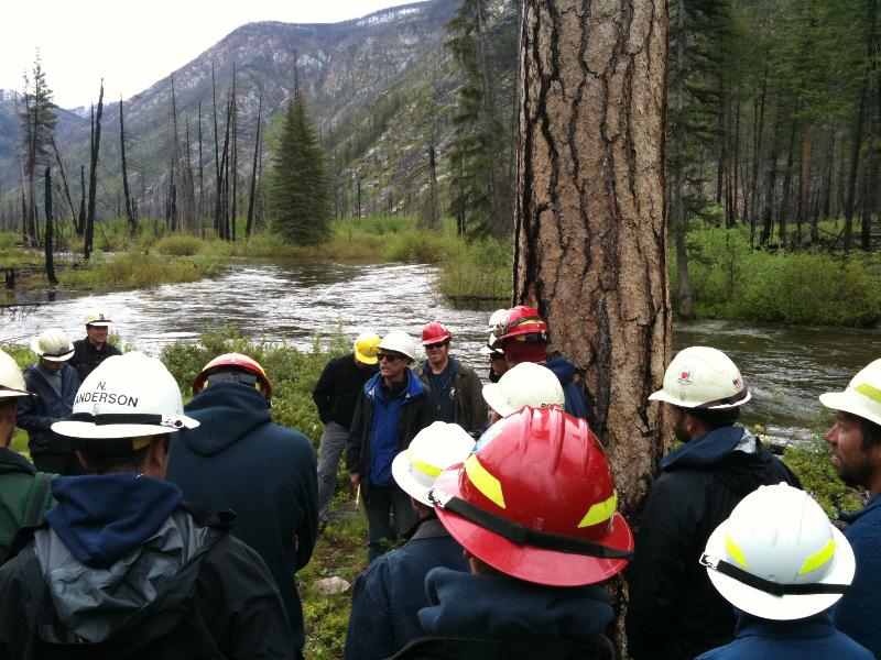 On the Banks of the Chewuch River, Thirtymile Fire Staff Ride