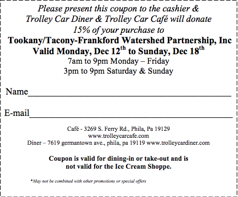 Trolley Car Diner Coupon