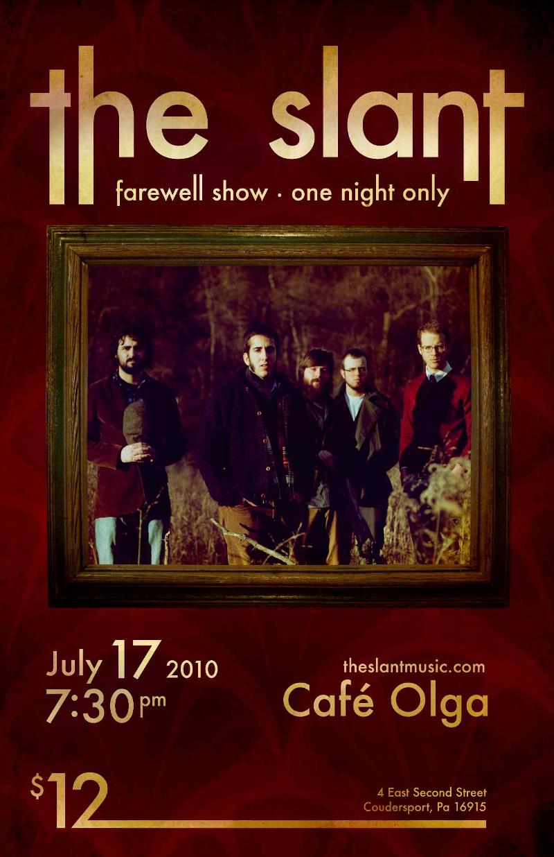 The Slant Farewell  Concert Poster