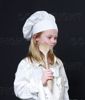 Little girl chef