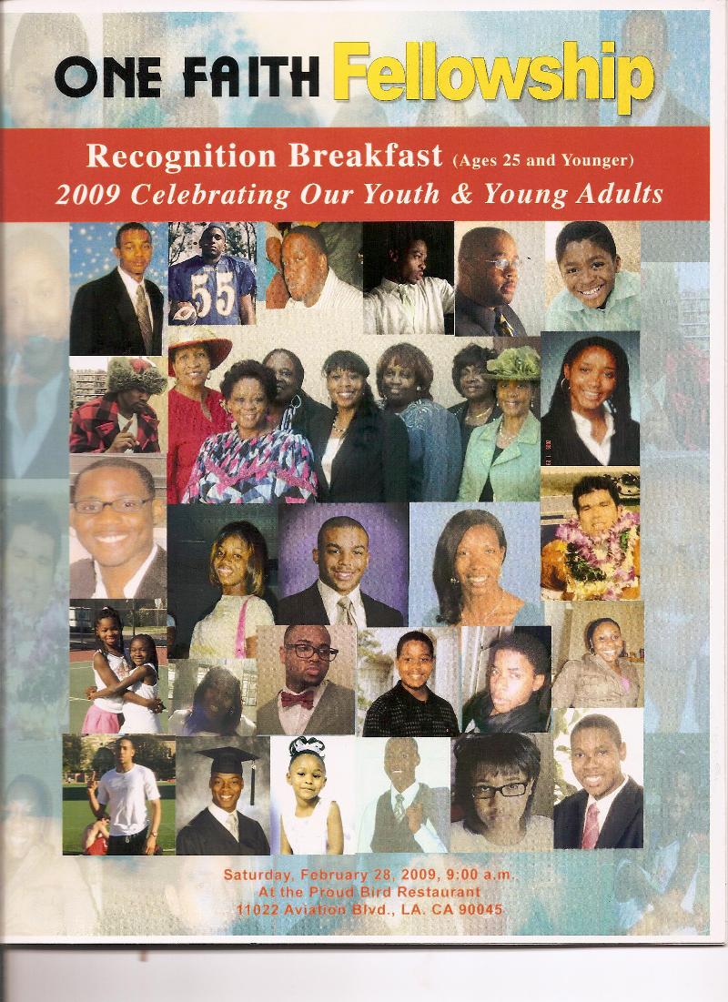 Feb 2009 Youth/Young Adult Honorees