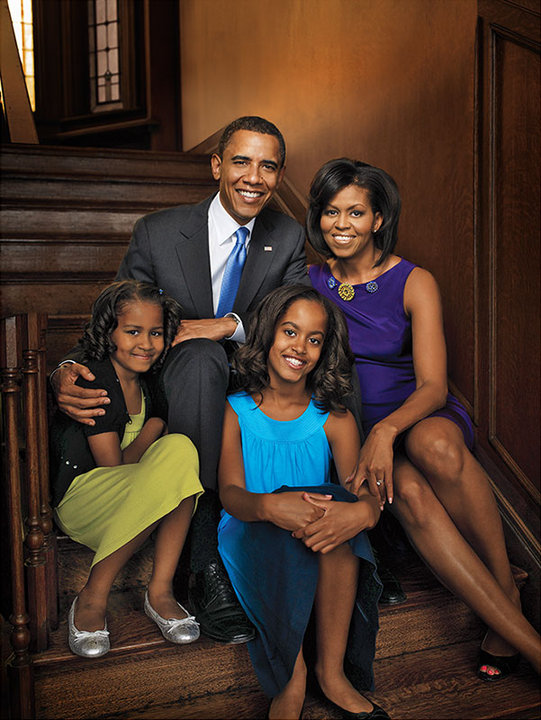 President Obama and family
