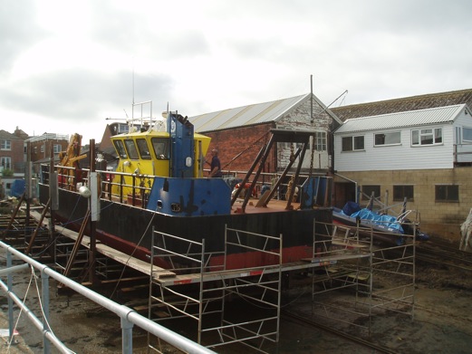 Seaclear at Lallows Yard, Cowes