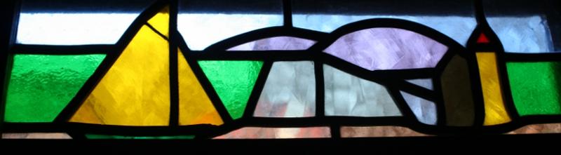 Sloop Stained Glass Banner