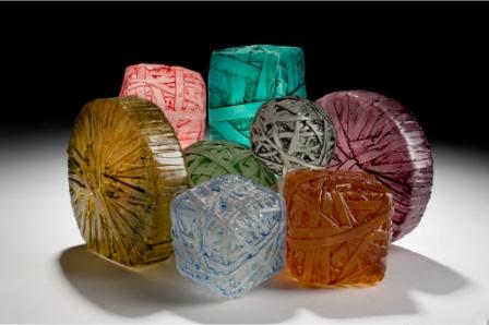 Erwin Timmers cast recycled glass