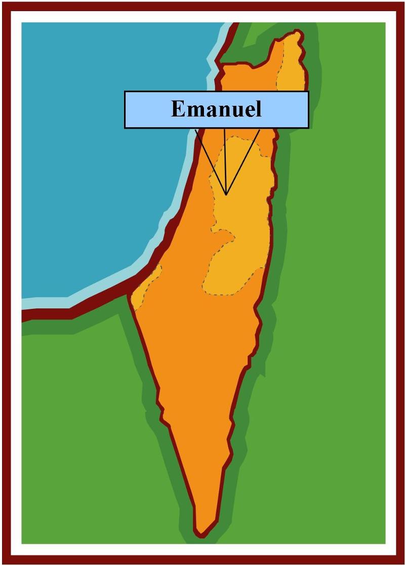 Map showing where Emanuel is located