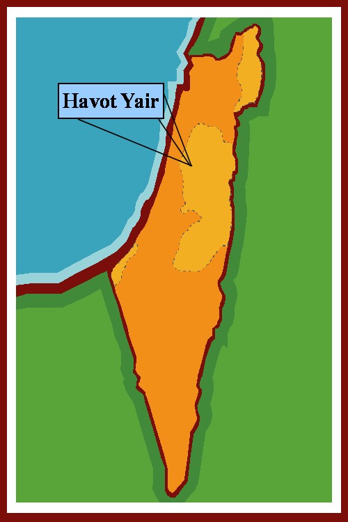 map of Havot Yair