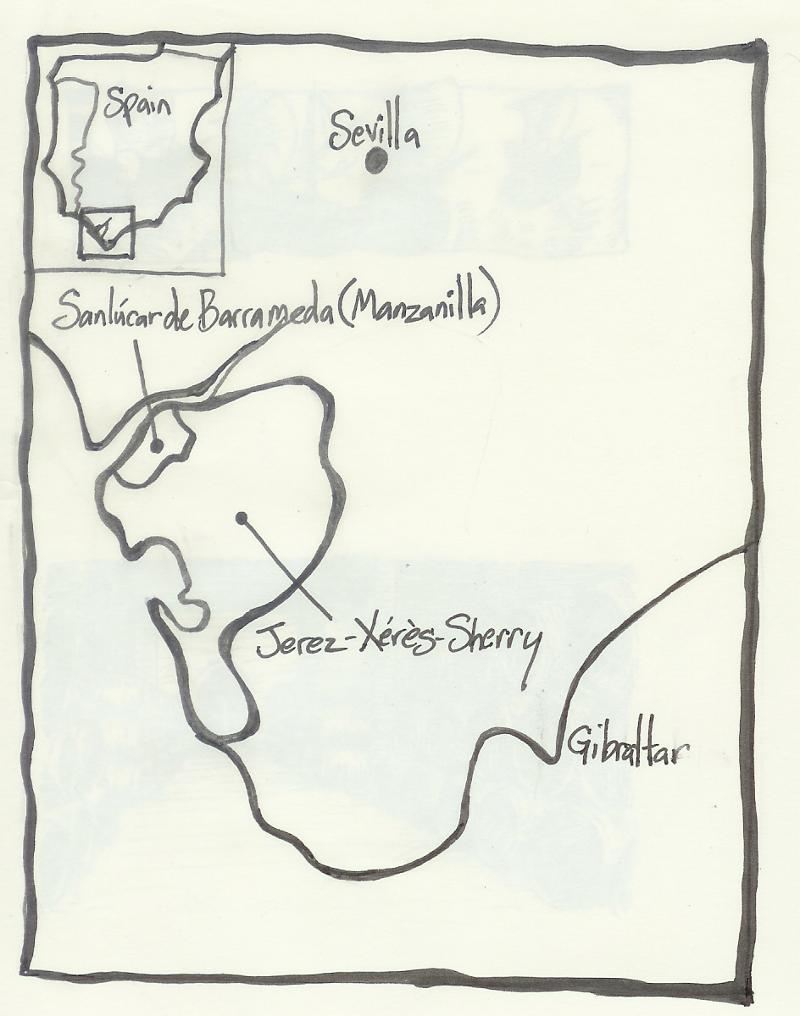 Jerez map
