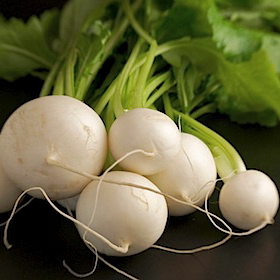 sweet white turnips