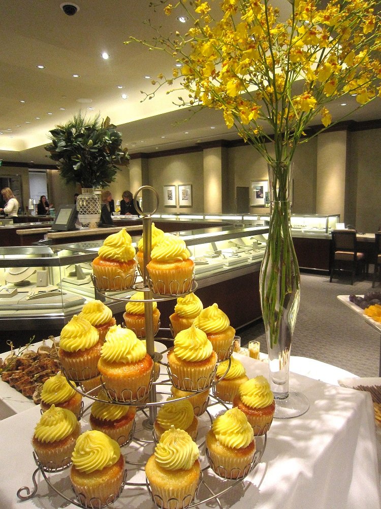 Tiffany and Co Yellow Diamond Cupcakes