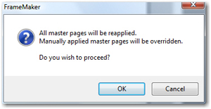 Apply Master Pages