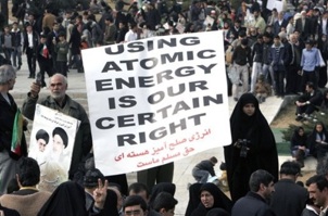 Using Atomic Energy Protest in Iran