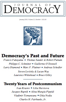 Journal of Democracy cover